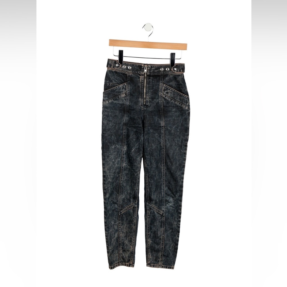 IRO black distressed jeans
